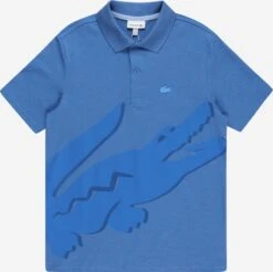 Lacoste T-shirts Shirt Kinderen Blauw / Marine / Lichtblauw