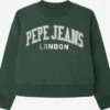 Pepe Jeans Sweatwear Sweatshirt ELISABETH Kinderen Groen