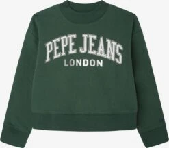 Pepe Jeans Sweatwear Sweatshirt ELISABETH Kinderen Groen