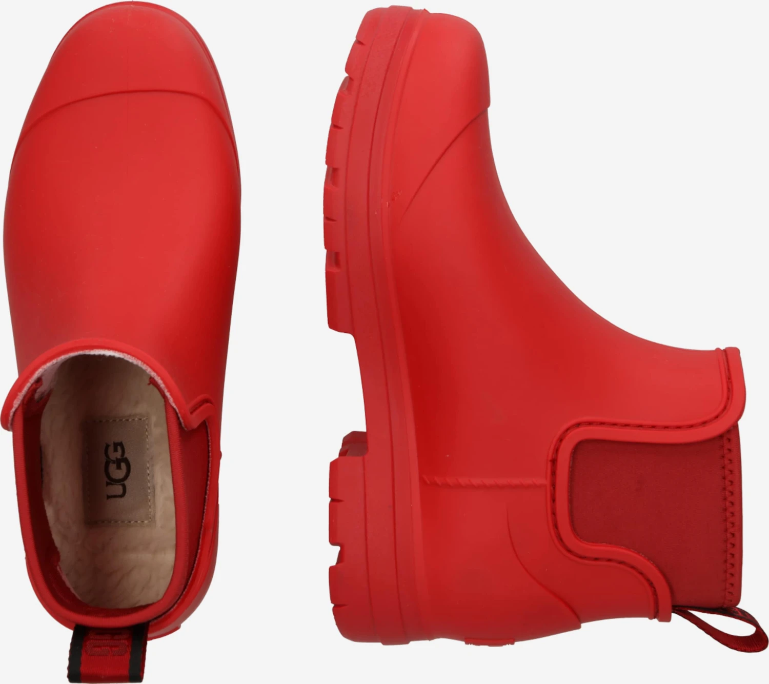 Ugg Enkellaarsjes Chelsea Boots Dames Rood 4 Ugg Enkellaarsjes Chelsea Boots Dames Rood - Afbeelding 2