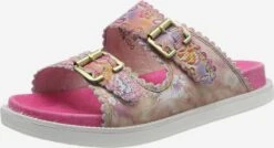 Laura Vita Klassieke Muiltjes Muiltjes Dames Fuchsia