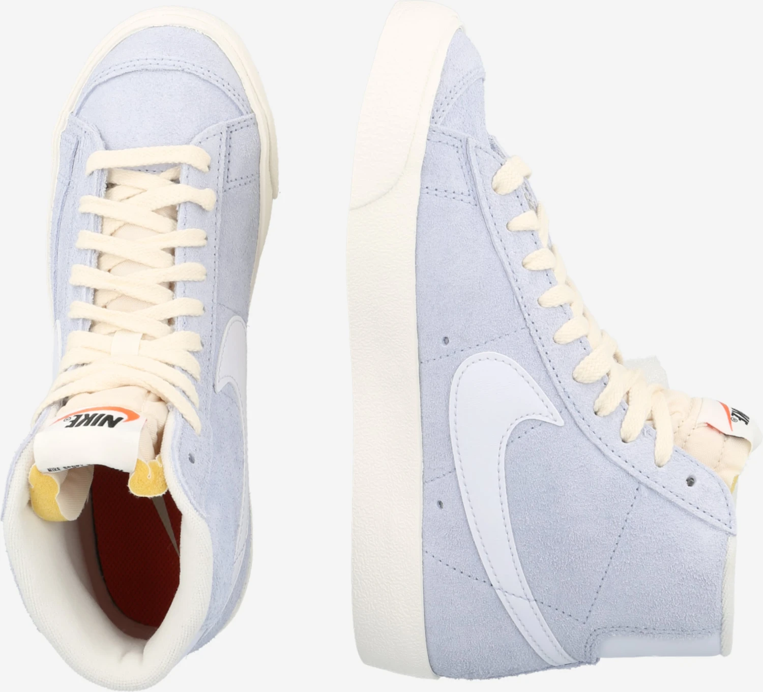 Nike Sportswear Hoge Sneakers Sneakers Hoog BLAZER MID 77 VNTG Dames Opaal / Lichtblauw 4 Nike Sportswear Hoge Sneakers Sneakers Hoog BLAZER MID 77 VNTG Dames Opaal / Lichtblauw - Afbeelding 2