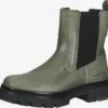 Enkellaarsjes Chelsea Boots Dames Olijfgroen