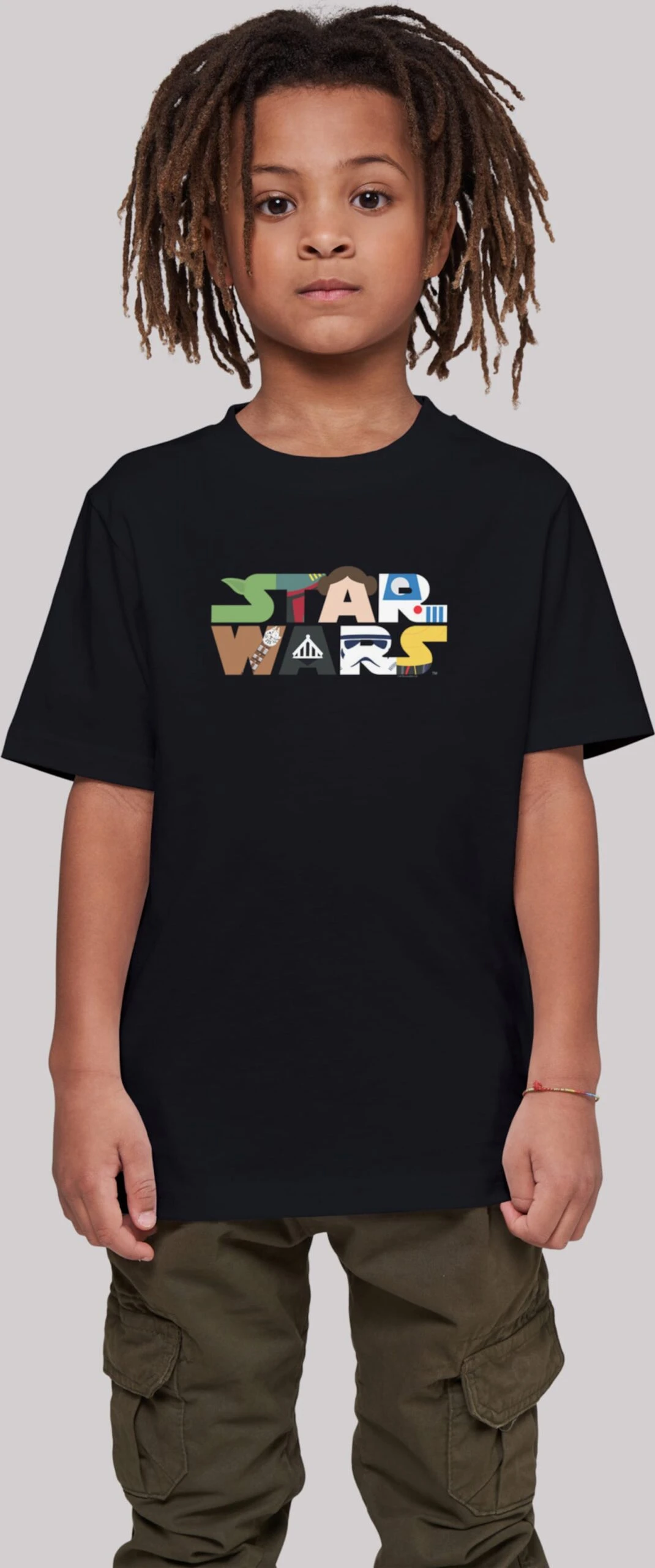 F4NT4STIC T-shirts Shirt Star Wars Character Kinderen Zwart 4 F4NT4STIC T-shirts Shirt Star Wars Character Kinderen Zwart - Afbeelding 2