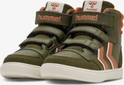 Hummel Schoenen Sneakers STADIL PRO Kinderen Groen -Hummel Winkel 80cbab25a72748e5c3c7f938cf042c80