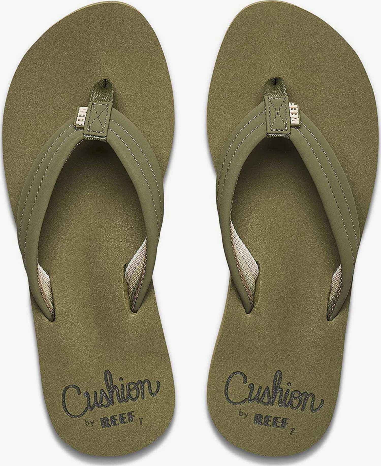 Reef Badslippers Strand-/badschoen Breeze Dames Kaki 4 Reef Badslippers Strand-/badschoen Breeze Dames Kaki - Afbeelding 2