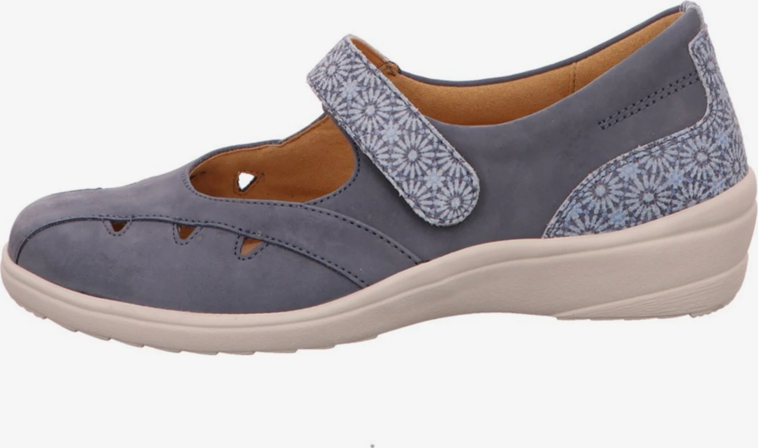 Ganter Ballerinas Met Bandjes Ballerina Met Riempjes Dames Smoky Blue / Duifblauw 4 Ganter Ballerinas Met Bandjes Ballerina Met Riempjes Dames Smoky Blue / Duifblauw - Afbeelding 2