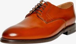 Schoenen Veterschoen Winston Heren Kastanjebruin