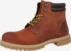 Jack & Jones Boots & Laarzen Veterboots STOKE Heren Roestbruin