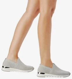 Remonte Slip-on Sneakers Slip-on Dames Lichtgrijs -Hummel Winkel 850361f98ecb2afe31bfe620573be854