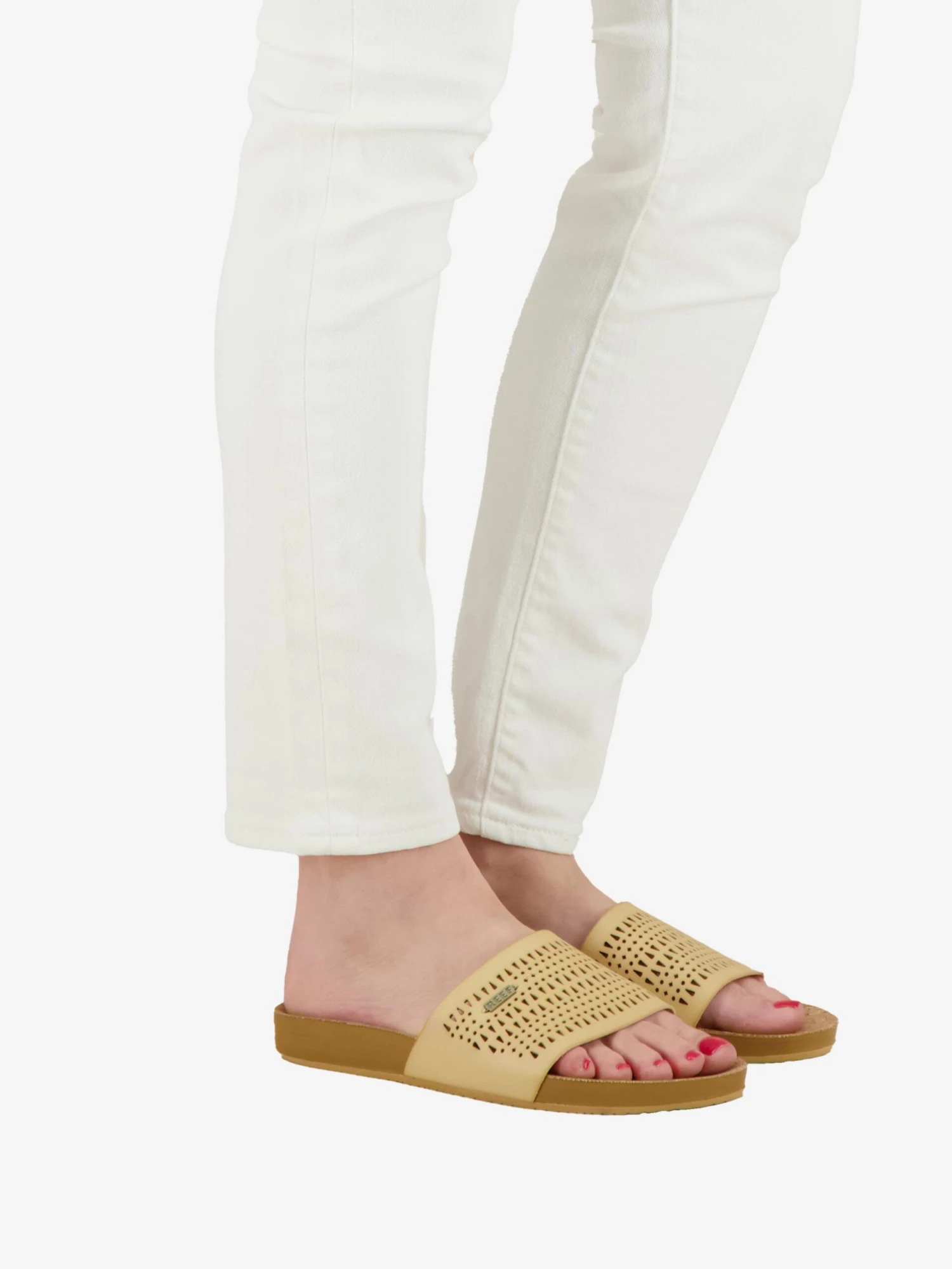 Reef Badslippers Strand-/badschoen Dames Sand / Bruin 6 Reef Badslippers Strand-/badschoen Dames Sand / Bruin - Afbeelding 4