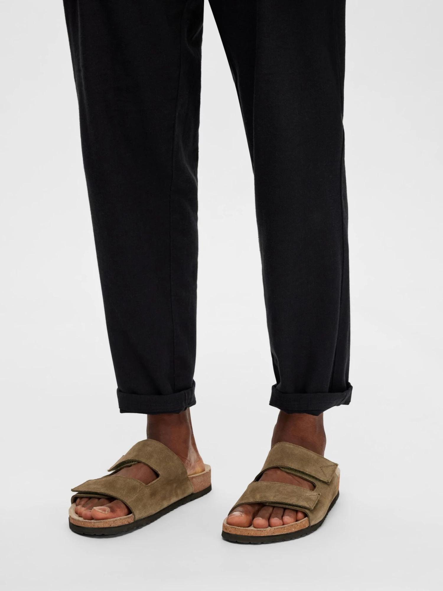 Selected Homme Instappers Muiltjes Bastian Heren Kaki 7 Selected Homme Instappers Muiltjes Bastian Heren Kaki - Afbeelding 5