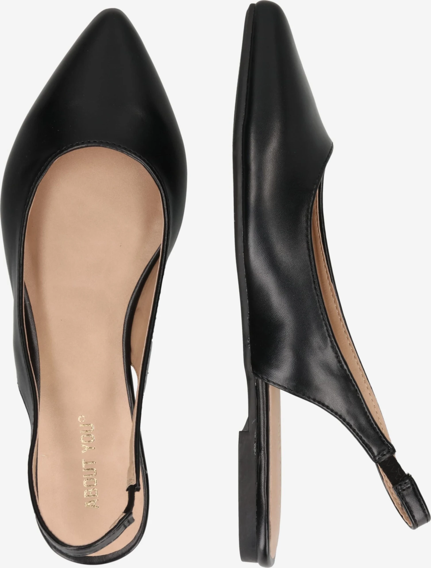 About You Klassieke Ballerinas Ballerina Samira Dames Zwart 4 About You Klassieke Ballerinas Ballerina Samira Dames Zwart - Afbeelding 2