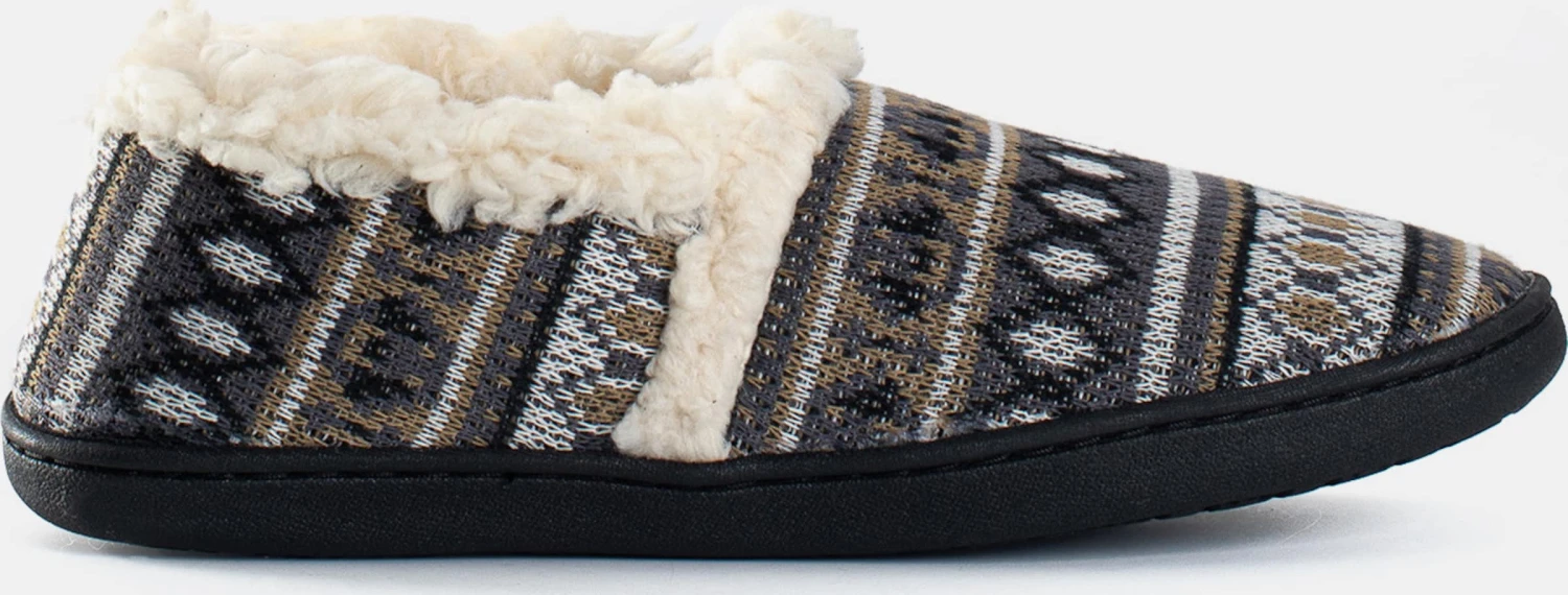 Minnetonka Pantoffels Huisschoenen Dina Dames Bruin / Grijs 5 Minnetonka Pantoffels Huisschoenen Dina Dames Bruin / Grijs - Afbeelding 3