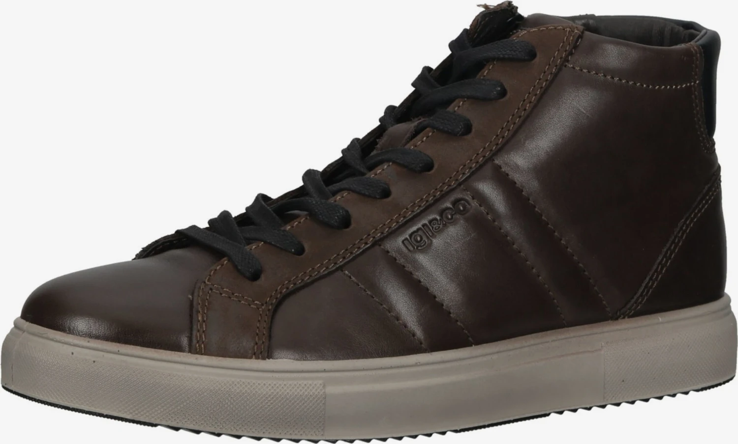 IGI&CO Hoge Sneakers Sneakers Hoog Heren Donkerbruin 3 IGI&CO Hoge Sneakers Sneakers Hoog Heren Donkerbruin