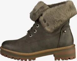 Enkellaarsjes Veterlaarsjes Dames Grijs -Hummel Winkel 87407e5b303d99b21ddaac7597bc41cb