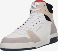 Steve Madden Hoge Sneakers Sneakers Hoog KOBE Heren Wit