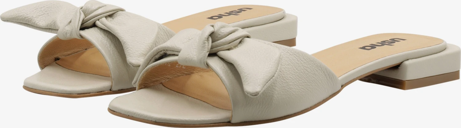 Usha Klassieke Muiltjes Muiltjes Dames Pastelgroen 4 Usha Klassieke Muiltjes Muiltjes Dames Pastelgroen - Afbeelding 2