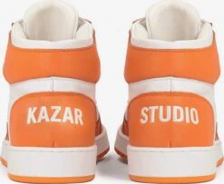 Kazar Studio Hoge Sneakers Sneakers Hoog Dames Oranje / Wit -Hummel Winkel 88c75a49c09d46f705fa3682355ef863