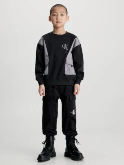 Calvin Klein Jeans Pantalons Tapered Broek Kinderen Zwart -Hummel Winkel 89425a0a8236a9c71cab3c7dc03ecece