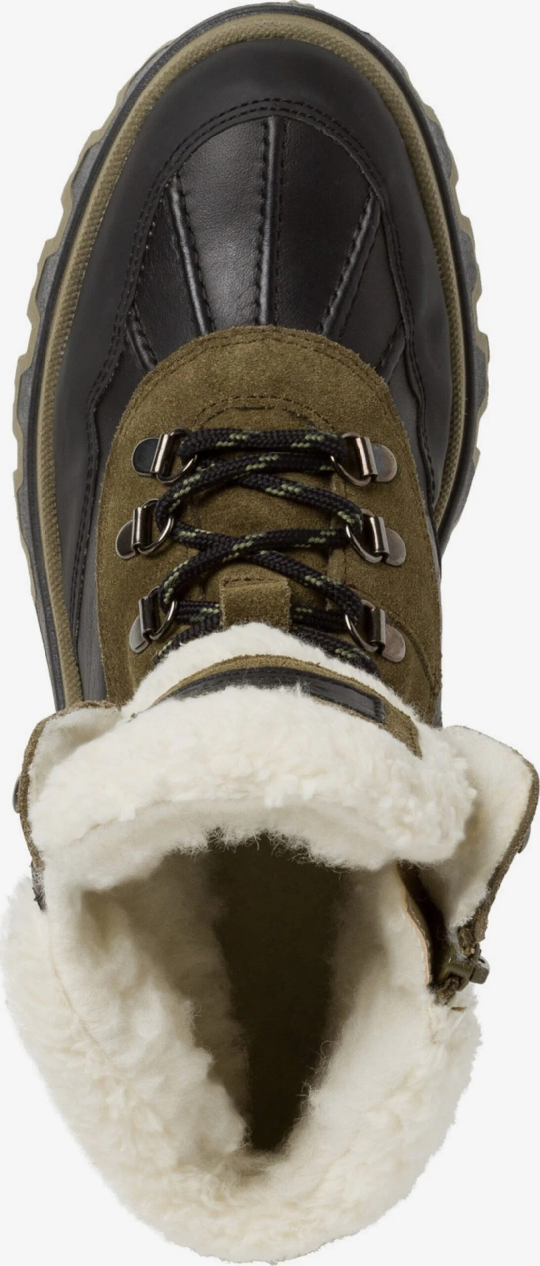 Tamaris Enkellaarsjes Veterlaarsjes Dames Bruin / Zwart 4 Tamaris Enkellaarsjes Veterlaarsjes Dames Bruin / Zwart - Afbeelding 2