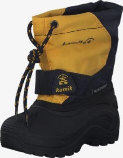 Kamik Schoenen Laarzen Snowfox Kinderen Navy / Geel