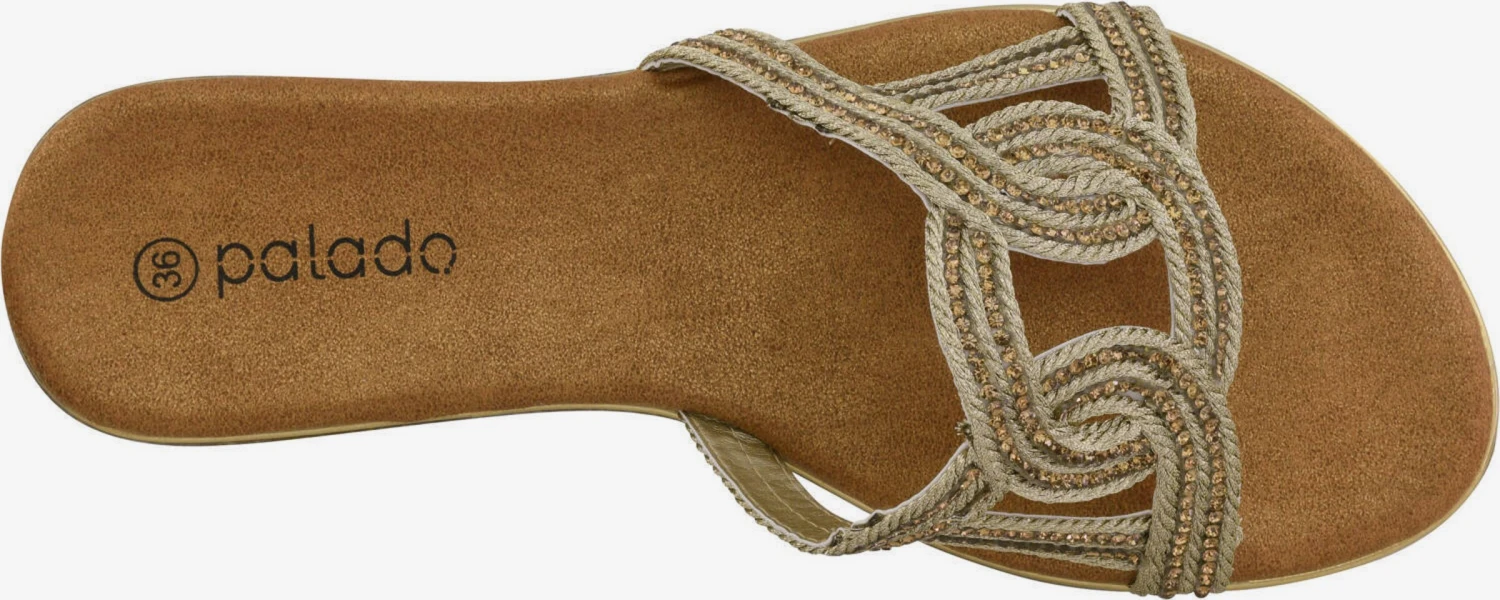 Schoenen Muiltjes Hollis Dames Beige / Goud 5 Schoenen Muiltjes Hollis Dames Beige / Goud - Afbeelding 3