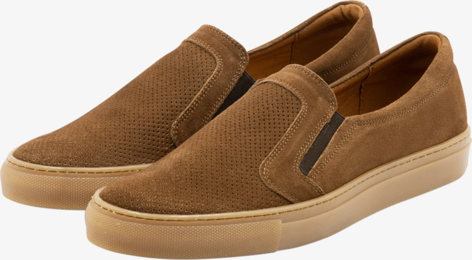 Slip-on Sneakers Slip-ons Heren Karamel 4 Slip-on Sneakers Slip-ons Heren Karamel - Afbeelding 2