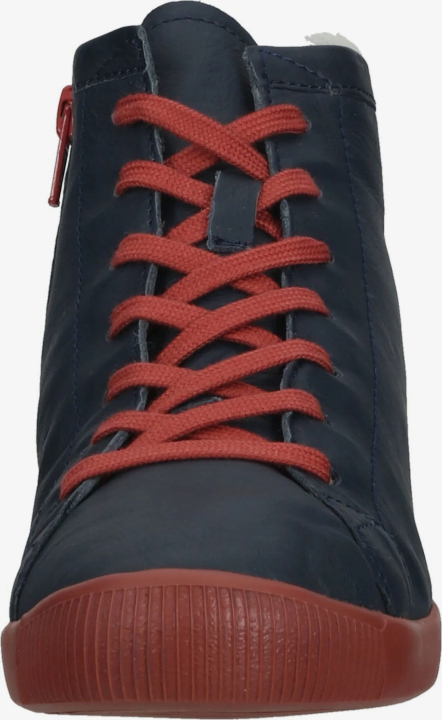 Enkellaarsjes Veterlaarsjes Dames Navy 5 Enkellaarsjes Veterlaarsjes Dames Navy - Afbeelding 3