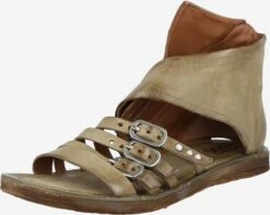 A.S.98 Sandalen & Slippers Sandaal RAMOS Dames Olijfgroen