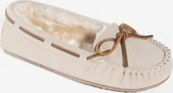Minnetonka Pantoffels Huisschoenen Cally Dames Beige -Hummel Winkel 8ca6c14ff416f2944eefae18ca6fd1bc