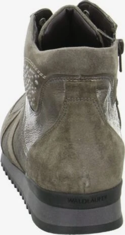 WALDLÄUFER Enkellaarsjes Veterlaarsjes Dames Taupe -Hummel Winkel 8d86928c310b8431574057fac90ced36