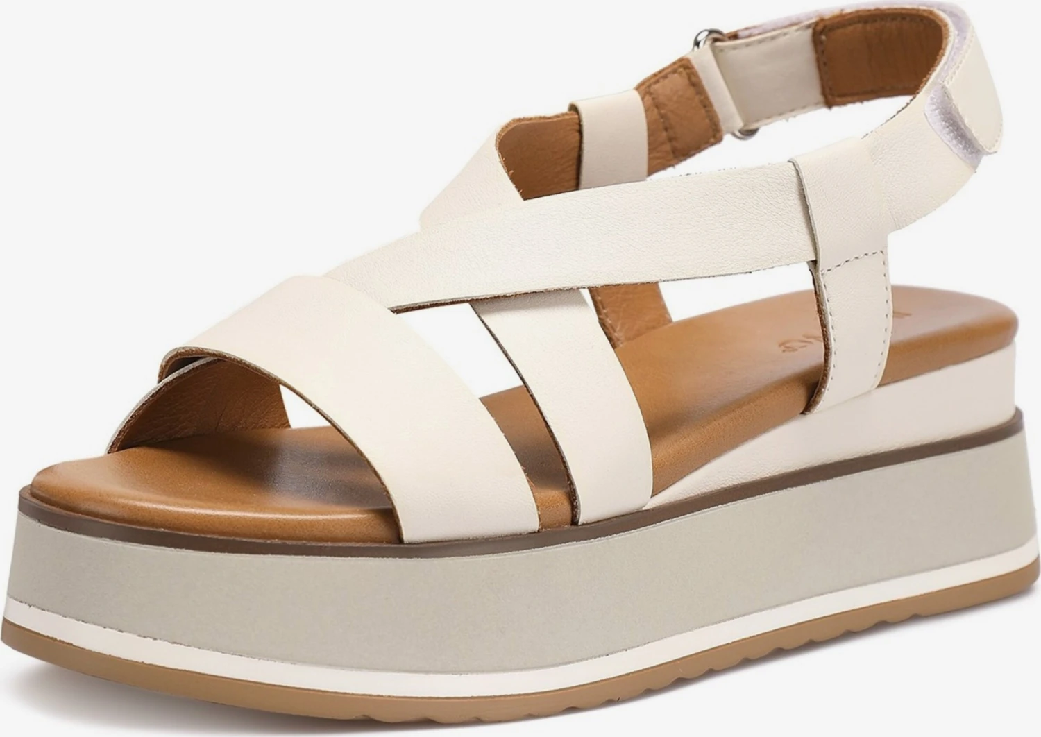 Inuovo Sandalen Met Hak Sandaal Dames Crème 3 Inuovo Sandalen Met Hak Sandaal Dames Crème