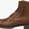Jack & Jones Boots & Laarzen Veterboots Russel Heren Bruin -Hummel Winkel 902518479dc9a638d64f41f36c6ef31d