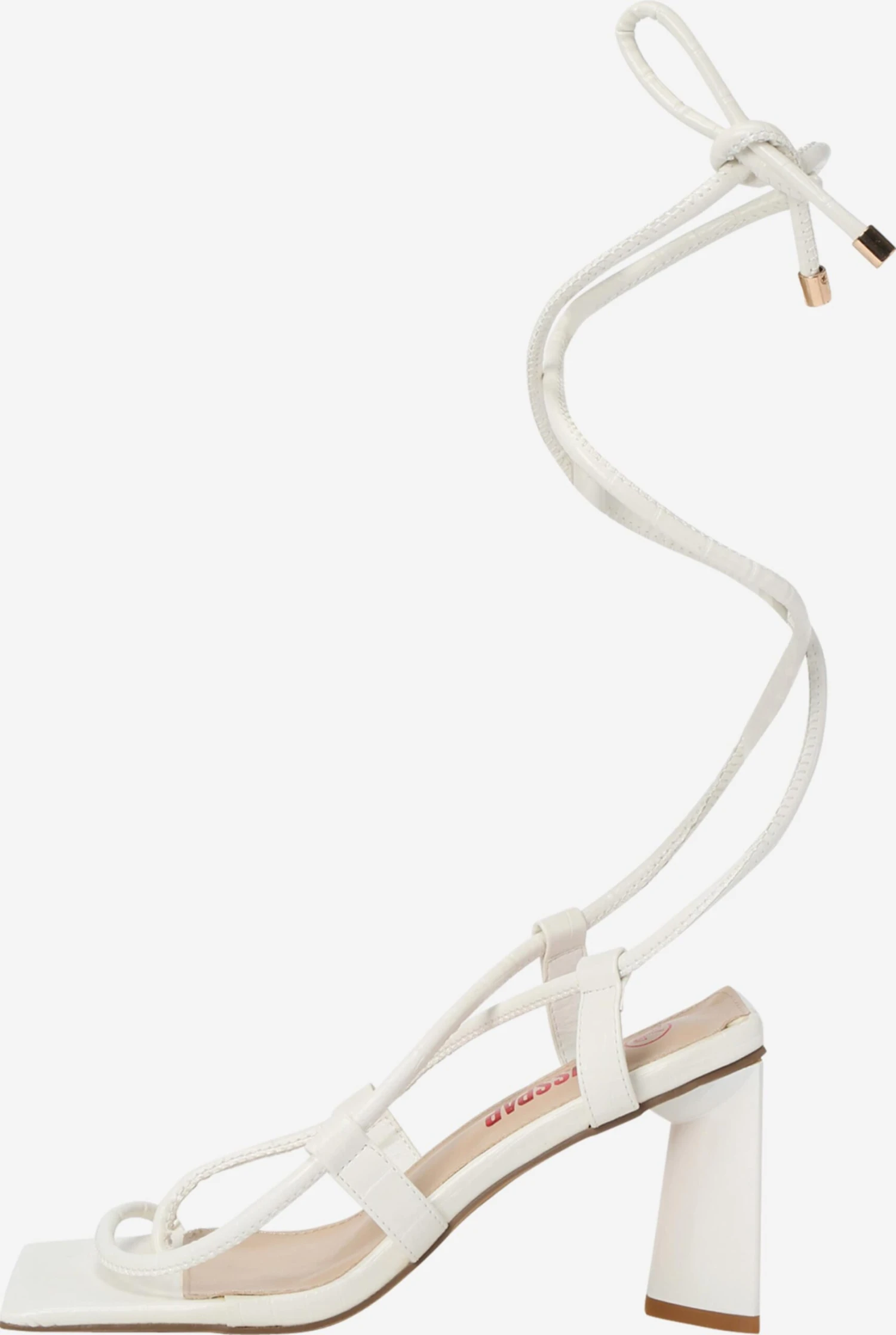 Sandalen Met Hak Sandalen Met Riem Dames Wit 4 Sandalen Met Hak Sandalen Met Riem Dames Wit - Afbeelding 2