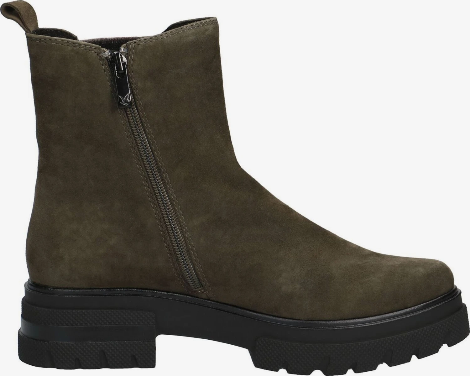 Caprice Enkellaarsjes Chelsea Boots Dames Kaki 5 Caprice Enkellaarsjes Chelsea Boots Dames Kaki - Afbeelding 3