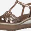 Tamaris Sandalen Met Hak Sandalen Met Riem Dames Rose-goud