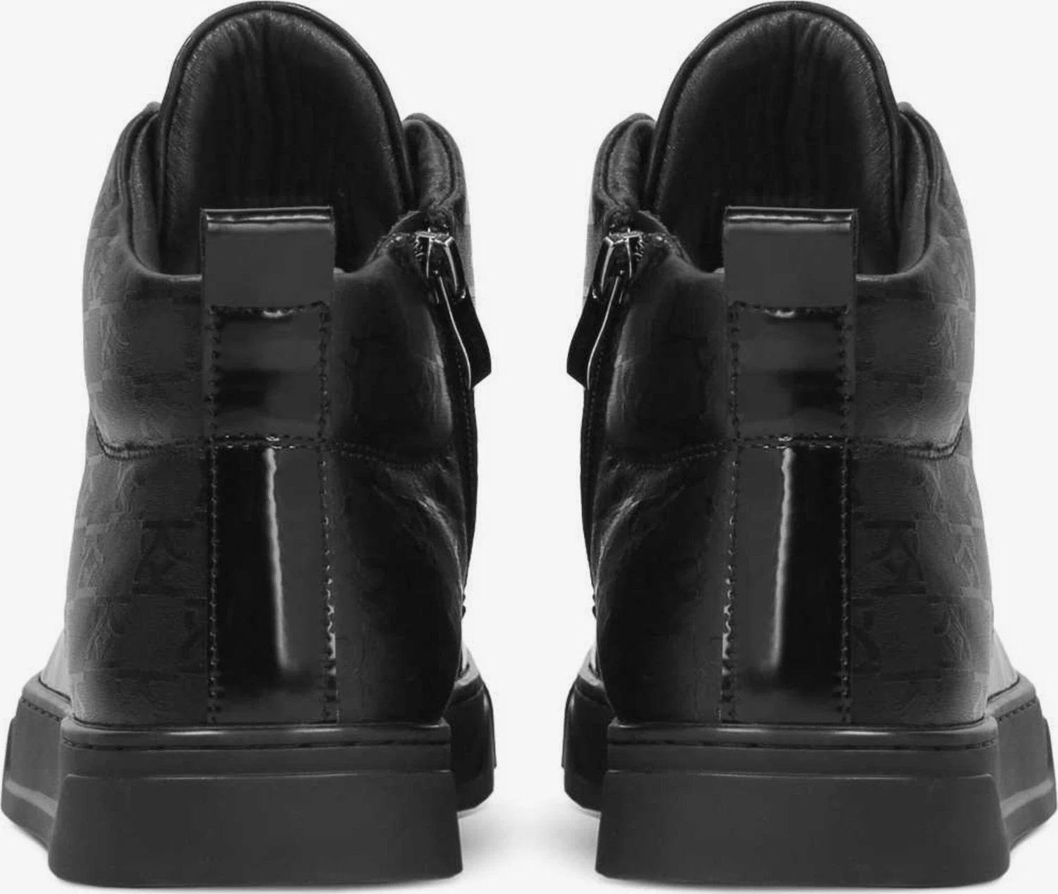 Kazar Hoge Sneakers Sneakers Hoog Heren Zwart 5 Kazar Hoge Sneakers Sneakers Hoog Heren Zwart - Afbeelding 3