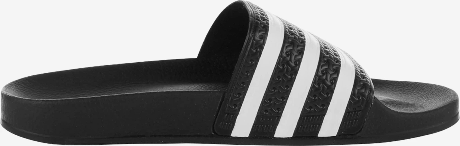 Adidas Originals Klassieke Muiltjes Muiltjes Adilette Dames Zwart 4 Adidas Originals Klassieke Muiltjes Muiltjes Adilette Dames Zwart - Afbeelding 2