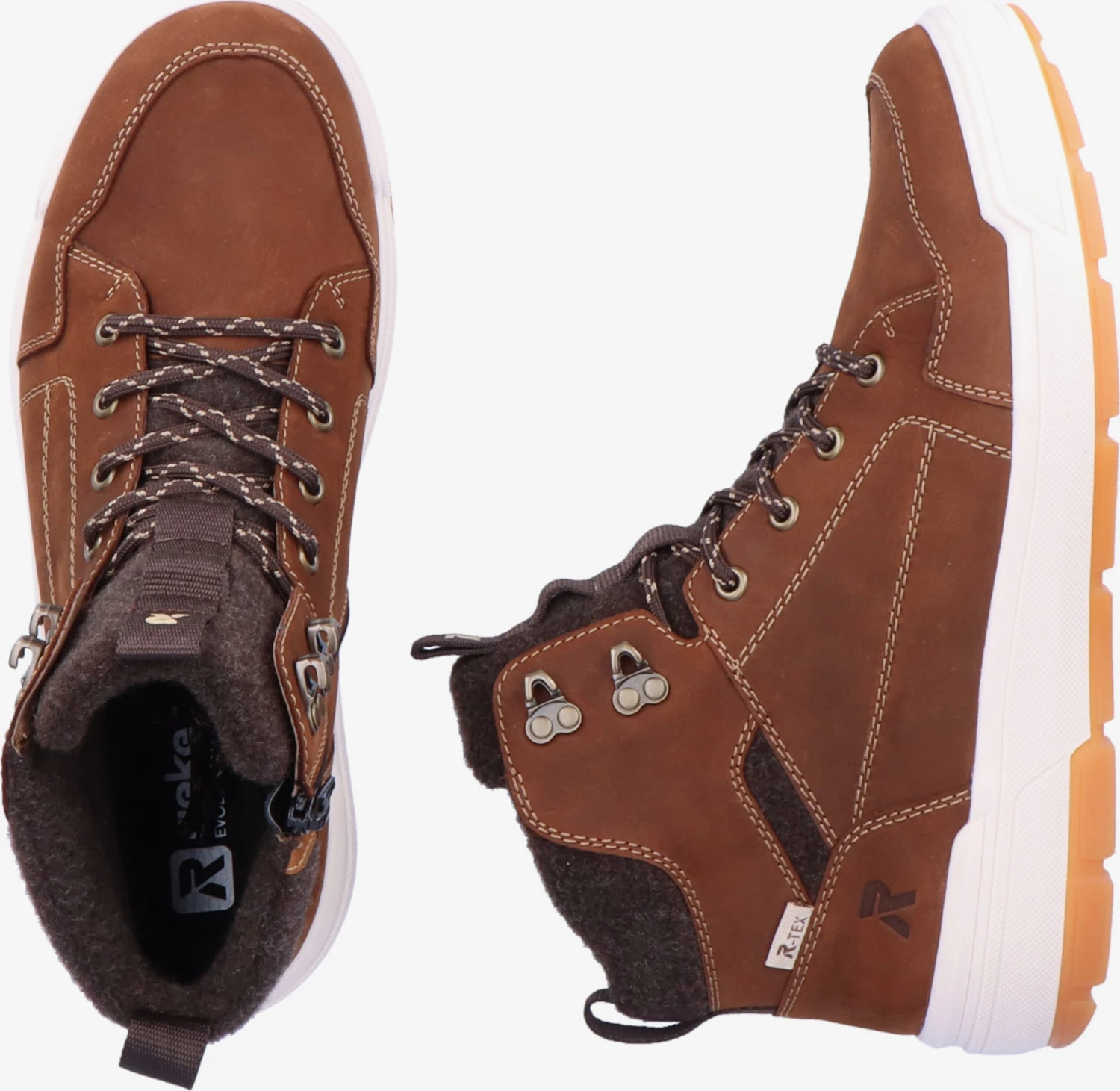 Hoge Sneakers Sneakers Hoog Heren Bruin / Chocoladebruin 9 Hoge Sneakers Sneakers Hoog Heren Bruin / Chocoladebruin - Afbeelding 7