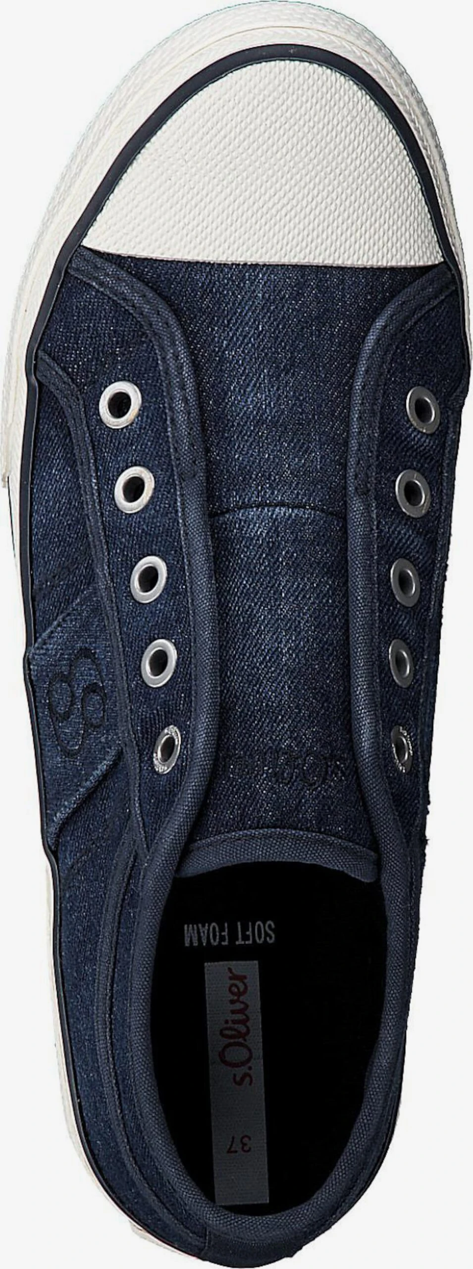 S.Oliver Slip-on Sneakers Slip-on Dames Navy 6 S.Oliver Slip-on Sneakers Slip-on Dames Navy - Afbeelding 4