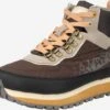 Napapijri Hoge Sneakers Sneakers Hoog SNOWRUN Dames Chocoladebruin