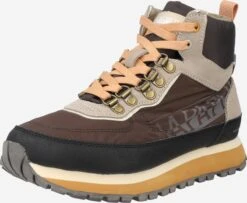 Napapijri Hoge Sneakers Sneakers Hoog SNOWRUN Dames Chocoladebruin