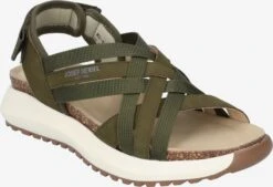Josef Seibel Sandalen & Slippers Sandaal Annie Dames Kaki / Olijfgroen -Hummel Winkel 988fa9f957a8460eba466ad9c560cf79