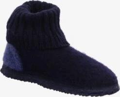 Giesswein Pantoffels Huisschoen Kramsach Heren Duifblauw / Donkerblauw -Hummel Winkel 9a320fe345888f65f133169a455c559f
