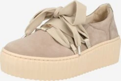 Gabor Slip-on Sneakers Slip-on Dames Donkerbeige