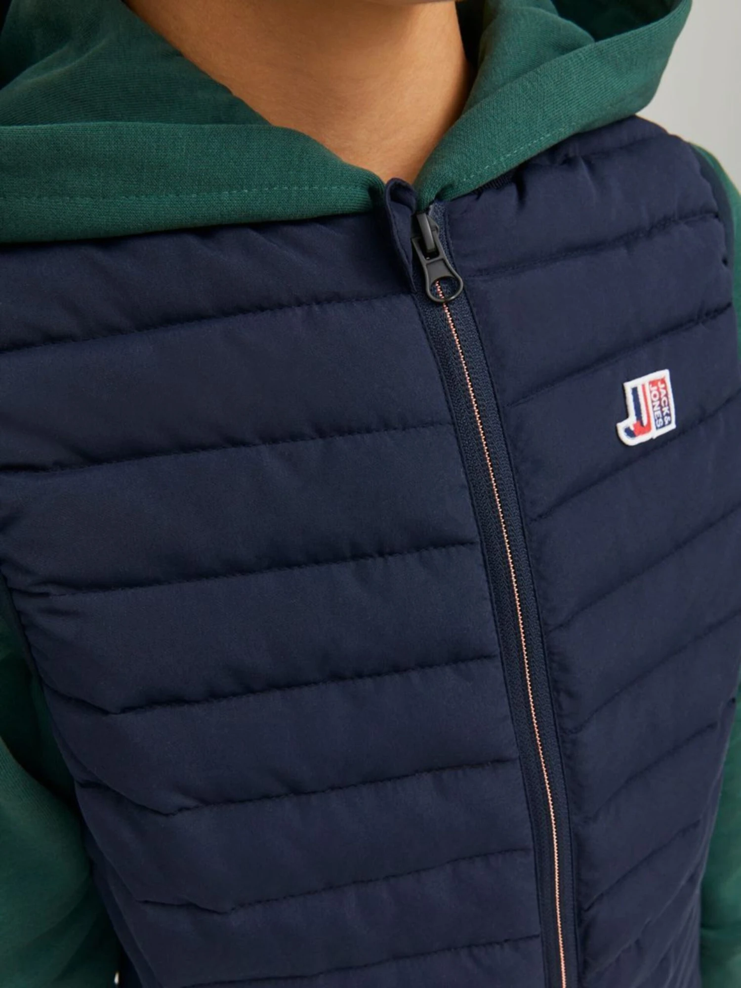 Jack & Jones Junior Vesten Bodywarmer Kinderen Donkerblauw 7 Jack & Jones Junior Vesten Bodywarmer Kinderen Donkerblauw - Afbeelding 5