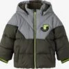 NAME IT Winterjassen Winterjas Morten Kinderen Grijs / Kaki / Limoen -Hummel Winkel 9ca4f38a0a6b25b5dd7de30fa6ae8181