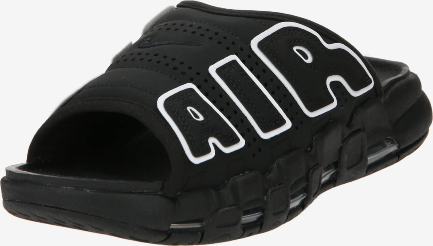 Nike Sportswear Instappers Muiltjes AIR MORE UPTEMPO SLIDE Heren Zwart 3 Nike Sportswear Instappers Muiltjes AIR MORE UPTEMPO SLIDE Heren Zwart