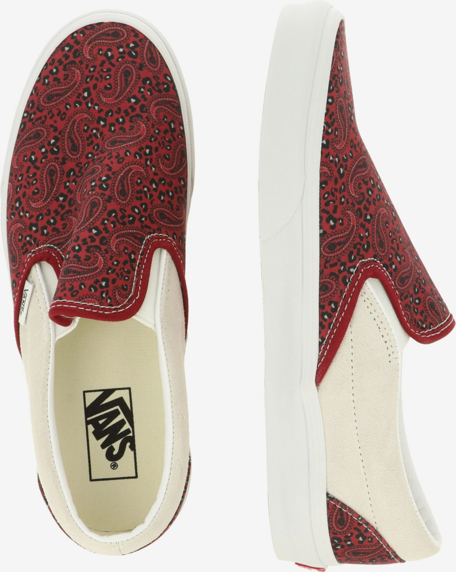 Vans Slip-on Sneakers Slip-ons Dames Rood 4 Vans Slip-on Sneakers Slip-ons Dames Rood - Afbeelding 2